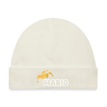 Carnival Mario - Baby Premium Organic Mütze - Naturweiß - Vorne