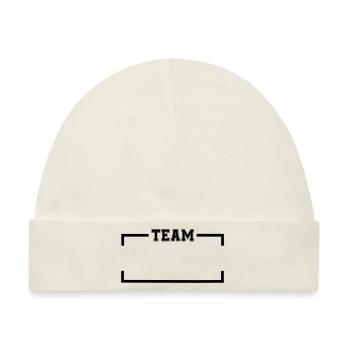 team - Baby Premium Organic Mütze - Naturweiß - Vorne