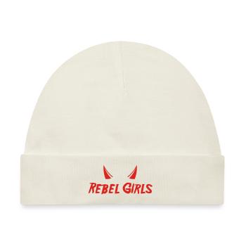 Rebel Girls - Baby Premium Organic Mütze - Naturweiß - Vorne