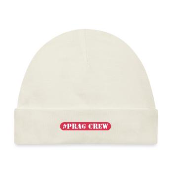 Prag Crew - Baby Premium Organic Mütze - Naturweiß - Vorne