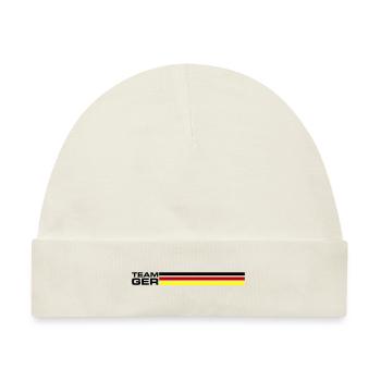 Team Germany - Baby Premium Organic Mütze - Naturweiß - Vorne