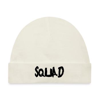 squad - Baby Premium Organic Mütze - Naturweiß - Vorne