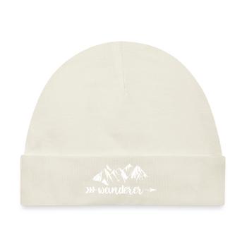 Wanderer - Wandern - Baby Premium Organic Mütze - Naturweiß - Vorne