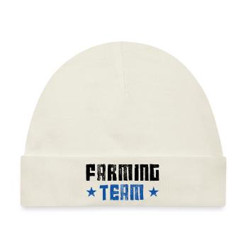 Farming Team - Baby Premium Organic Mütze - Naturweiß - Vorne