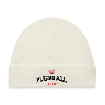 Fussball Team - Baby Premium Organic Mütze - Naturweiß - Vorne