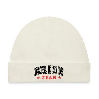 Bride Team - Baby Premium Organic Mütze - Naturweiß - Vorne