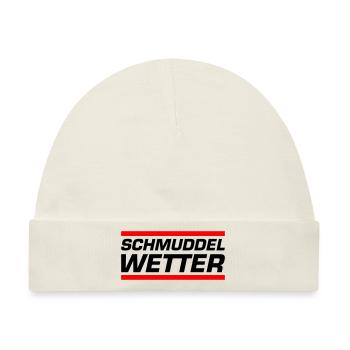 Schmuddel Wetter - Baby Premium Organic Mütze - Naturweiß - Vorne