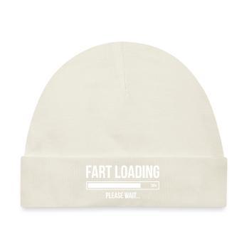 Furz Laden Lustiger Witz Humor Witz Stinkendes Geschenk - Baby Premium Organic Mütze - Naturweiß - Vorne