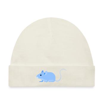 Urban - mouse - Baby Premium Organic Mütze - Naturweiß - Vorne