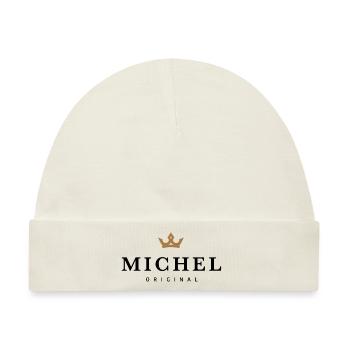 Michel - Baby Premium Organic Mütze - Naturweiß - Vorne