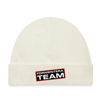 Formentera Team - Baby Premium Organic Mütze - Naturweiß - Vorne
