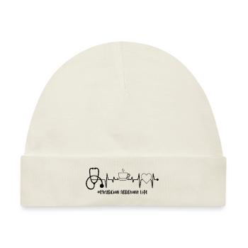 Arzthelferin Krankenpflegerin Arztpraxis Assistent - Baby Premium Organic Mütze - Naturweiß - Vorne