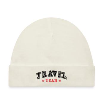 Travel Team - Baby Premium Organic Mütze - Naturweiß - Vorne