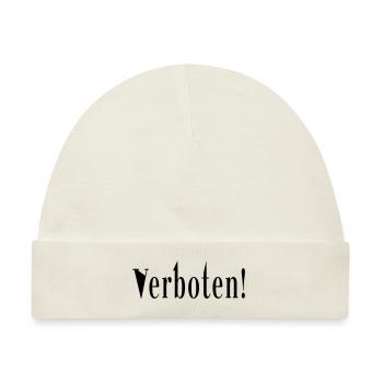 Das ist verboten! - Baby Premium Organic Mütze - Naturweiß - Vorne