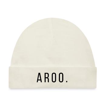 Quotes Aroo LSBTFRQ - Baby Premium Organic Mütze - Naturweiß - Vorne