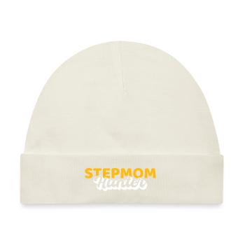 Stepmom Hunter Geschenkidee - Baby Premium Organic Mütze - Naturweiß - Vorne