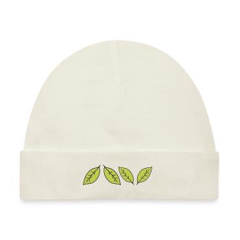 vier Blätter blatt symbol - Baby Premium Organic Mütze - Naturweiß - Vorne