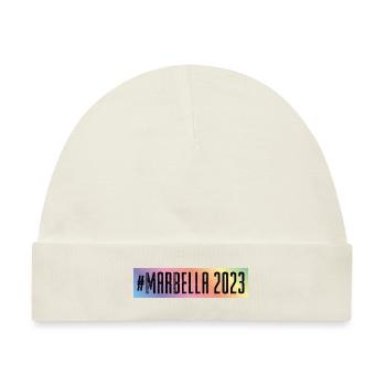 Marbella 2023 - Baby Premium Organic Mütze - Naturweiß - Vorne