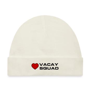 Vacay Squad - Baby Premium Organic Mütze - Naturweiß - Vorne