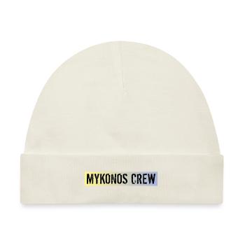 Mykonos Crew - Baby Premium Organic Mütze - Naturweiß - Vorne