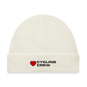 Cycling Crew - Baby Premium Organic Mütze - Naturweiß - Vorne