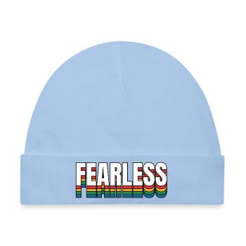 Fearless - Baby Premium Organic Mütze - Hellblau - Vorne