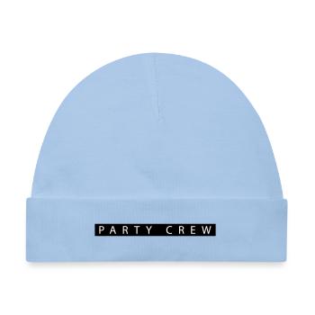 Party Crew - Baby Premium Organic Mütze - Hellblau - Vorne