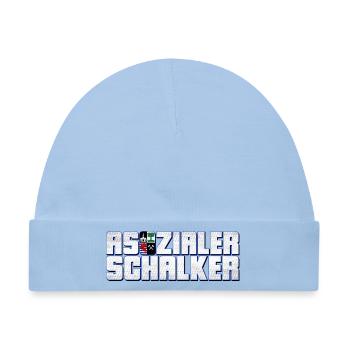 Asozialer Schalker | Gelsenkirchen Schalke - Baby Premium Organic Mütze - Hellblau - Vorne