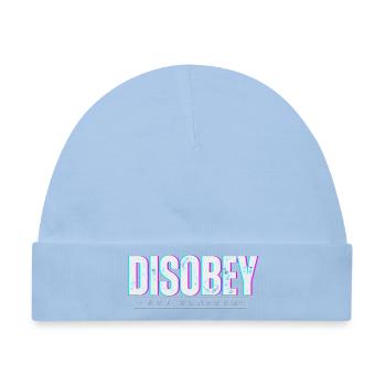 DISOBEY - DAS LEBEN 2 - Baby Premium Organic Mütze - Hellblau - Vorne