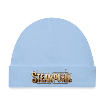 Steampunk - Baby Premium Organic Mütze - Hellblau - Vorne