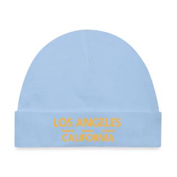 Los Angeles, Kalifornien - Baby Premium Organic Mütze - Hellblau - Vorne