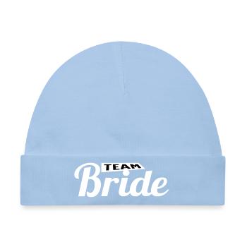 Team Bride - Baby Premium Organic Mütze - Hellblau - Vorne