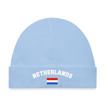 Pays-Bas Netherlands Hollande - Baby Premium Organic Mütze - Hellblau - Vorne