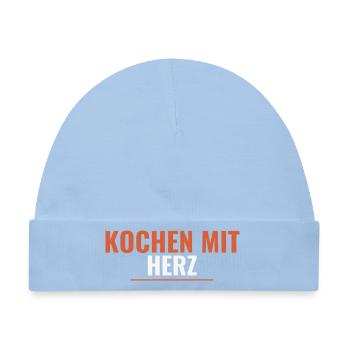 Kochen mit Herz. - Baby Premium Organic Mütze - Hellblau - Vorne
