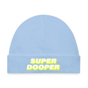 SUPER DOOPER - Baby Premium Organic Mütze - Hellblau - Vorne