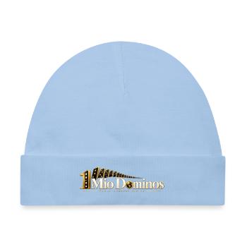 Mio Dominos Welt Dominos - Baby Premium Organic Mütze - Hellblau - Vorne