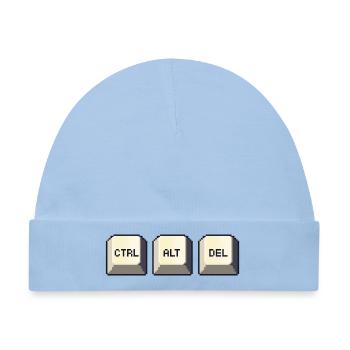 Strg Alt Entf - Baby Premium Organic Mütze - Hellblau - Vorne
