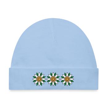 Edelweiss - Baby Premium Organic Mütze - Hellblau - Vorne