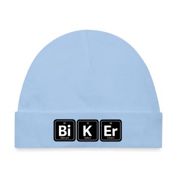 Bi K Er Biker - Baby Premium Organic Mütze - Hellblau - Vorne