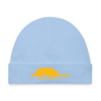 SHS Logo gold - Baby Premium Organic Mütze - Hellblau - Vorne
