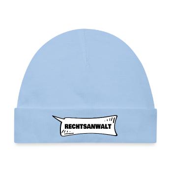 Azubi Rechtsanwalt - Baby Premium Organic Mütze - Hellblau - Vorne
