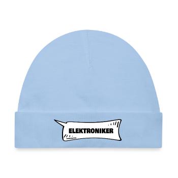 Azubi Elektroniker - Baby Premium Organic Mütze - Hellblau - Vorne