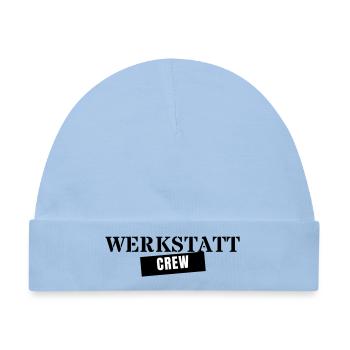 Werkstatt Crew - KFZ Mechaniker Schrauber Team - Baby Premium Organic Mütze - Hellblau - Vorne