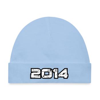 2014 - Baby Premium Organic Mütze - Hellblau - Vorne