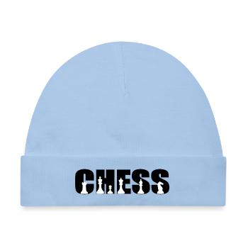 Chess - Baby Premium Organic Mütze - Hellblau - Vorne