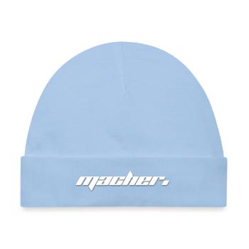 Macher - Baby Premium Organic Mütze - Hellblau - Vorne