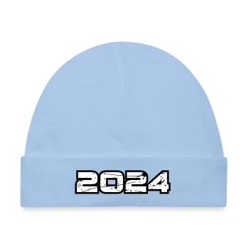 2024 - Baby Premium Organic Mütze - Hellblau - Vorne