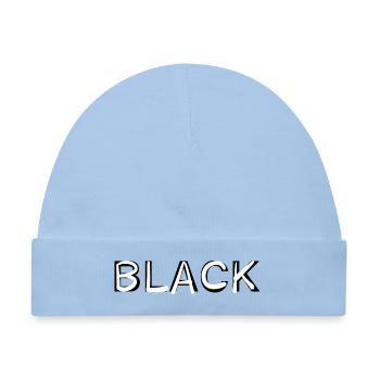 BLACK - Baby Premium Organic Mütze - Hellblau - Vorne