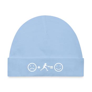 Pickleballspielerin Fans lieben Pickleball Trainer - Baby Premium Organic Mütze - Hellblau - Vorne
