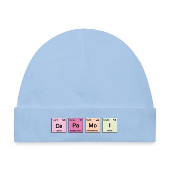 Cepamoi in periodischen Elementen - Baby Premium Organic Mütze - Hellblau - Vorne